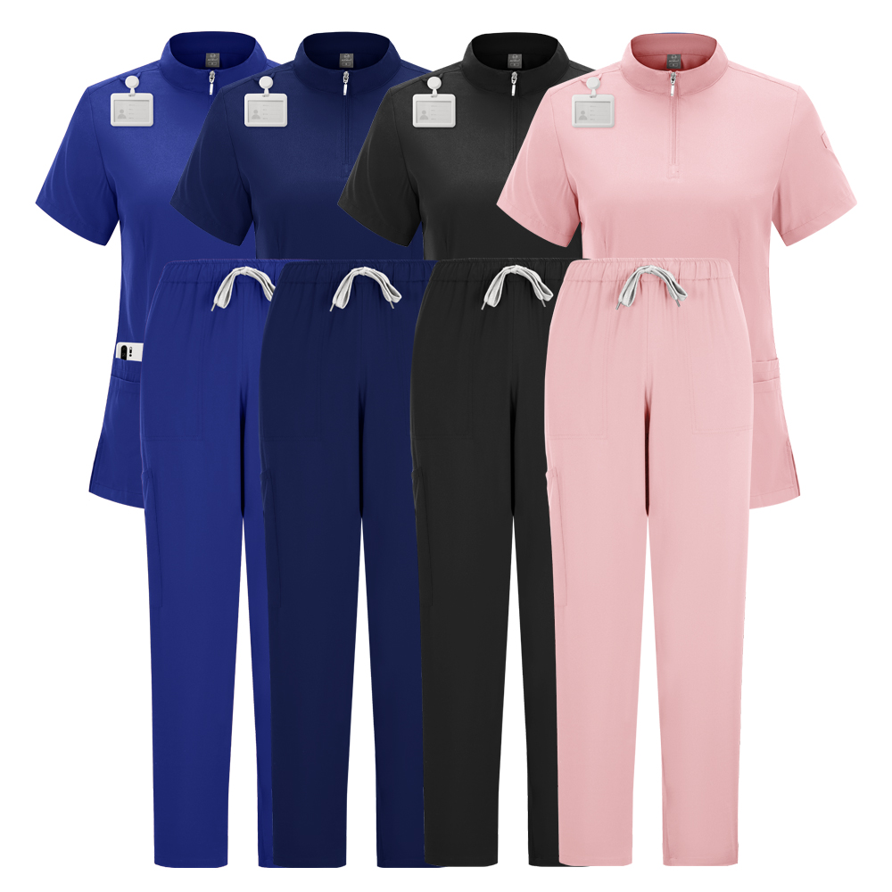 Vet Tech Accessories - Surgical Uniforms Woman Nursing Sets Pocket