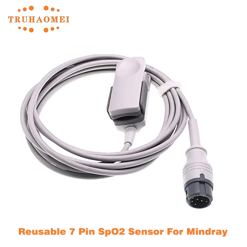 Tech Accessories Usa - 8 Pin Reusable SPO2 Sensor for