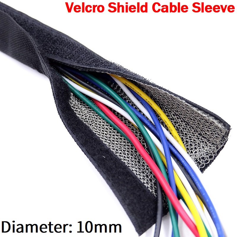 Cable Sleeve Neoprene - Shielded Cable Sleeve 10mm With Velcro