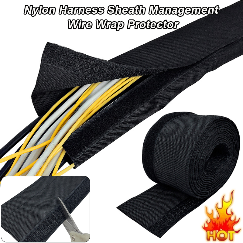 Cable Sleeve Neoprene - 2M Nylon Harness Sheath Management Wire