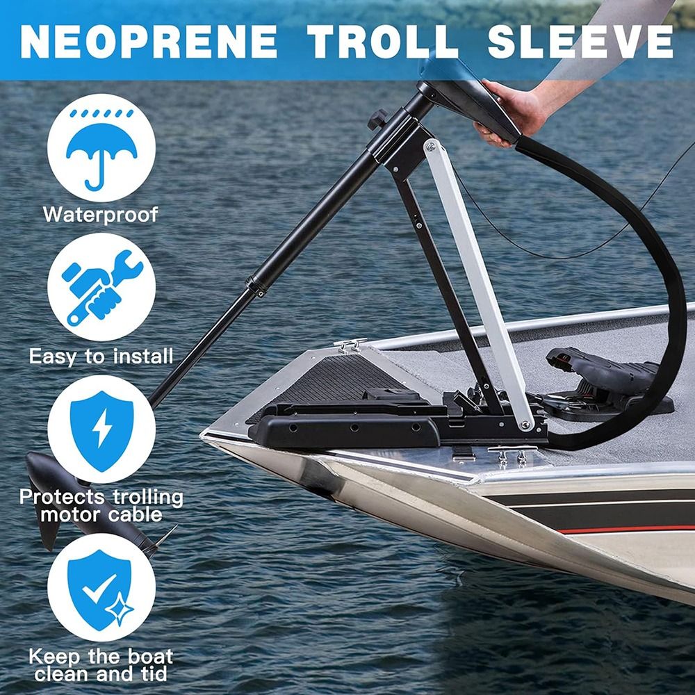 Trolling Motor Cable Organizer - огляд і ціна Cable Sleeve Neoprene