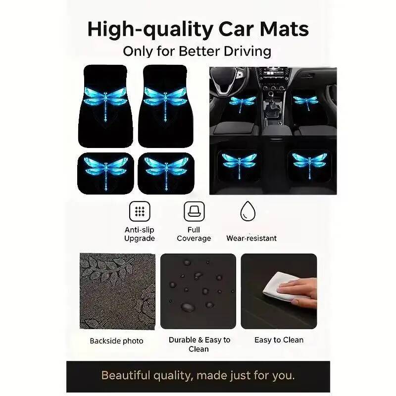 4Pcs Blue Crystal Dragonfly Bl - огляд і ціна Universal Tech Accessories