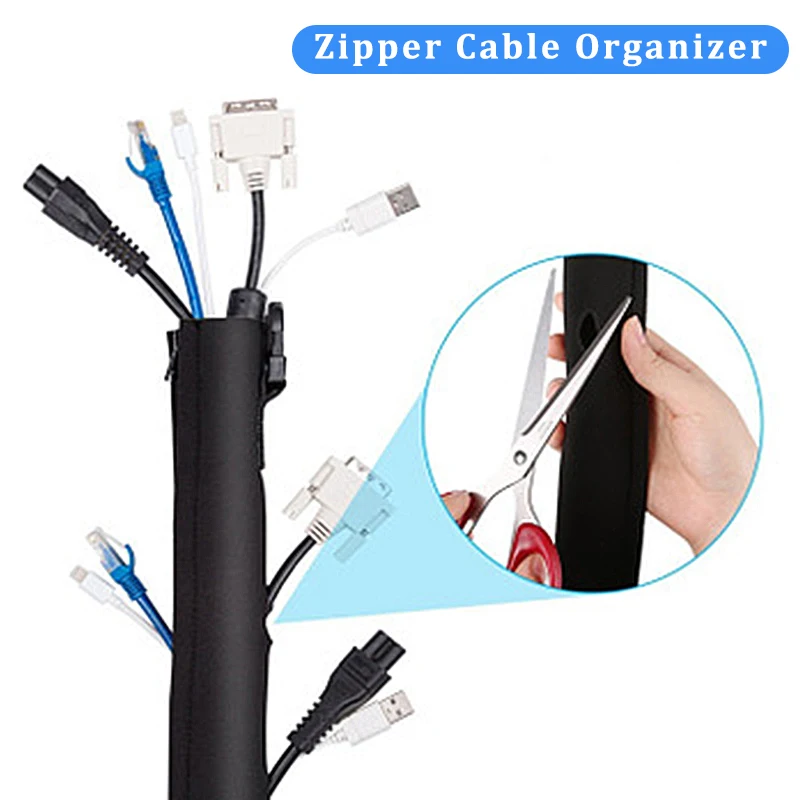 Zipper Cable Sleeve Wire Cable - огляд і ціна Cable Sleeve Neoprene