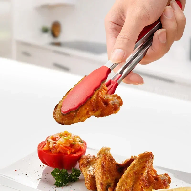 7 Inch Non-Slip Food Tongs Cre - огляд і ціна Hi Tech Kitchen Accessories