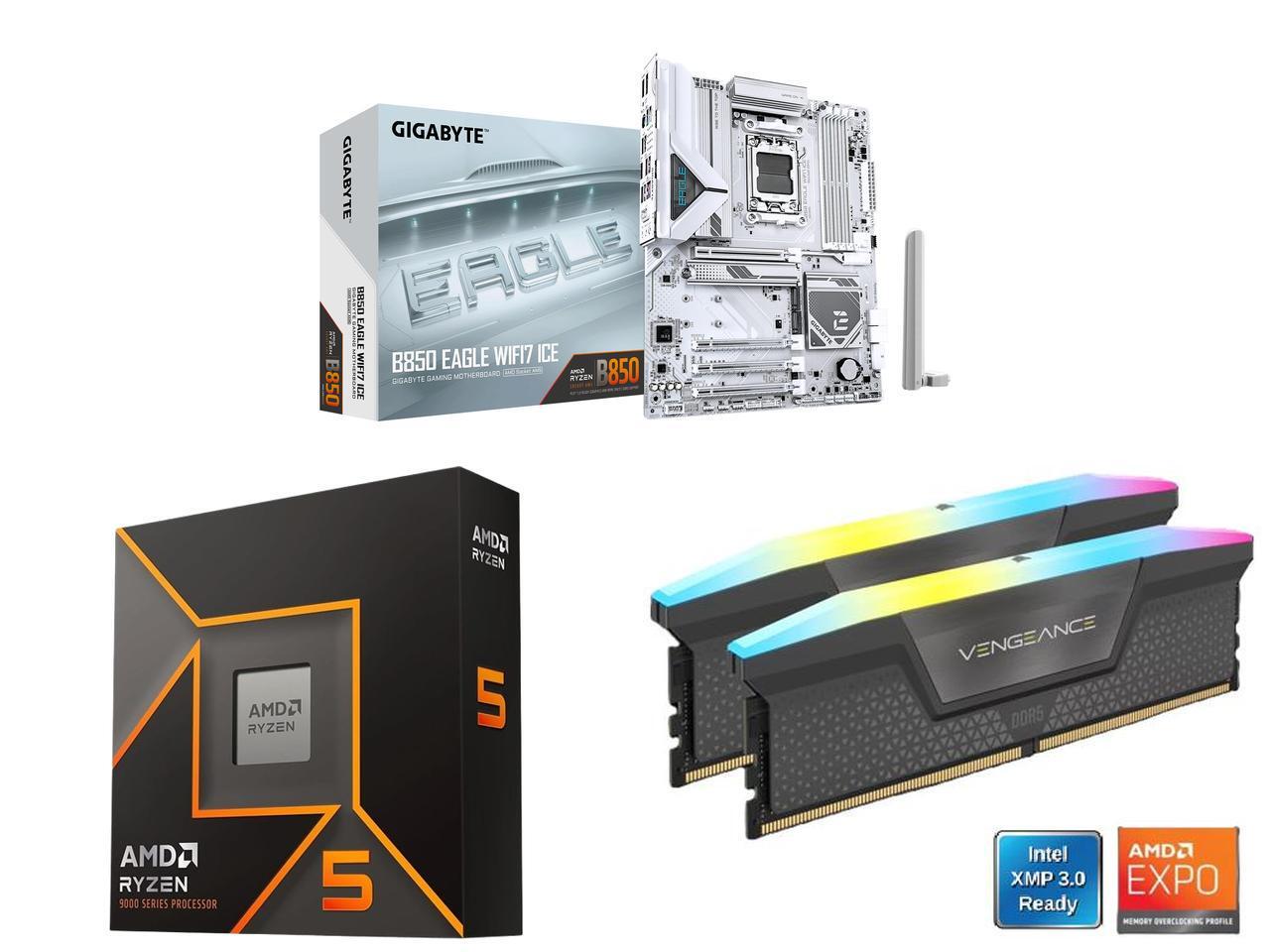 GIGABYTE B850 EAGLE WIFI7 ICE  - огляд і ціна Corsair Ram Vengeance 16Gb