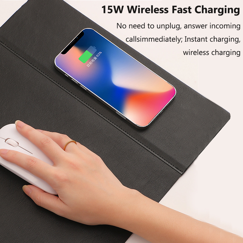 Wireless Charging PU Mouse Pad - огляд і ціна Mouse Charging Pad