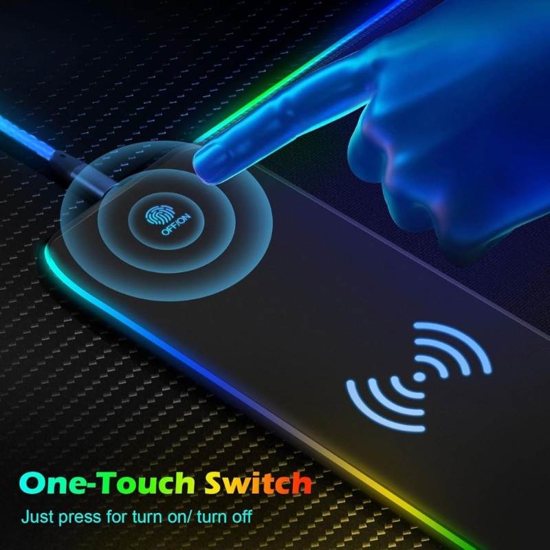 96GE LED Gaming Mouse Pad with - огляд і ціна Mouse Charging Pad