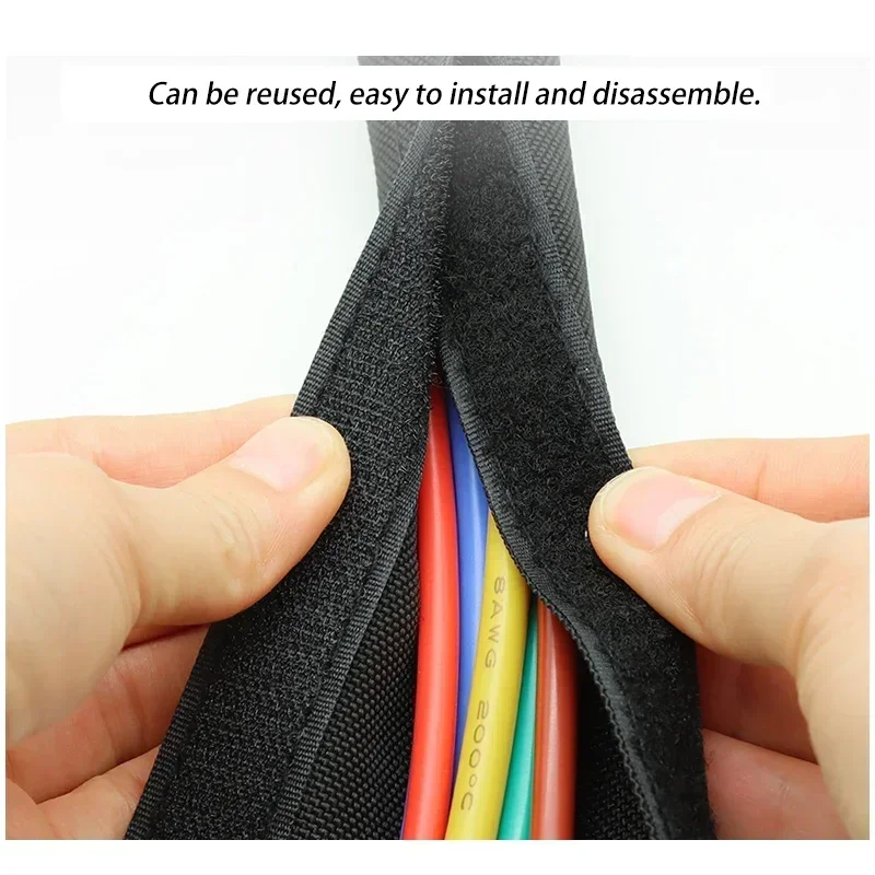 1~10m Self Adhesive PET Braide - огляд і ціна Cable Sleeve Neoprene