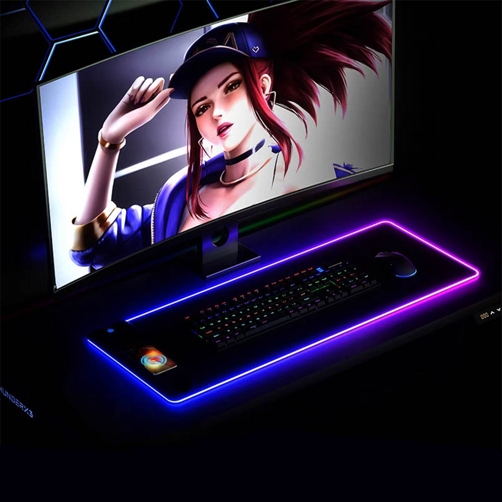 RGB mouse pad with wireless ch - огляд і ціна Mouse Charging Pad