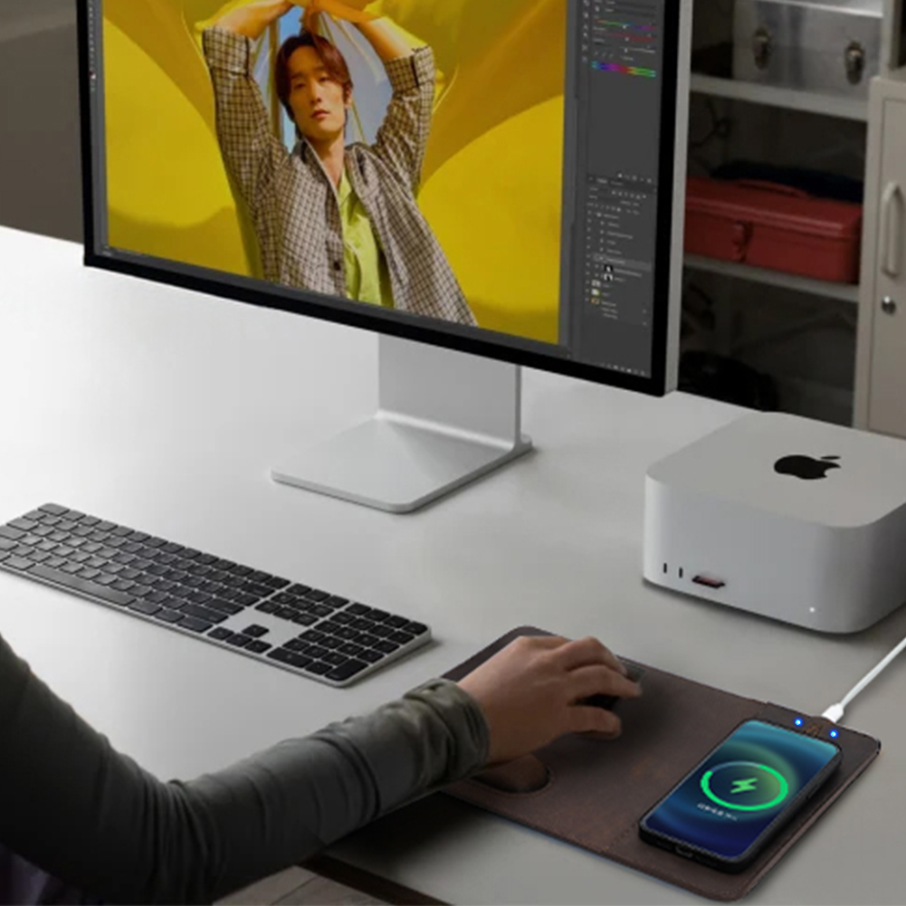 Mouse Pad with 15W Phone Wirel - огляд і ціна Mouse Charging Pad