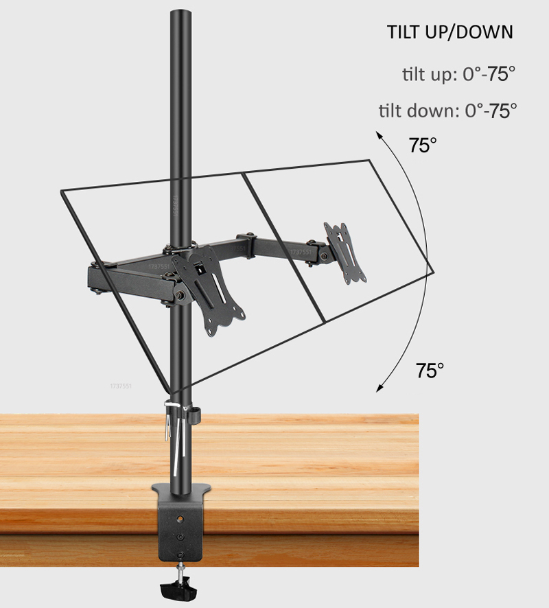 T902-280 360 Rotate Steel 10'- - огляд і ціна Monitor Arm Single