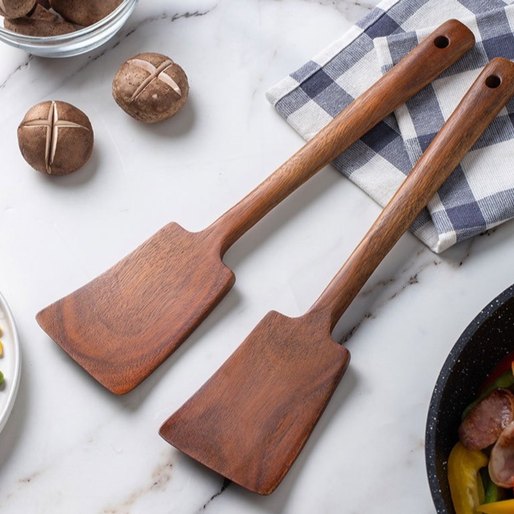34cm Solid Wood Cooking Spatul - огляд і ціна Hi Tech Kitchen Accessories
