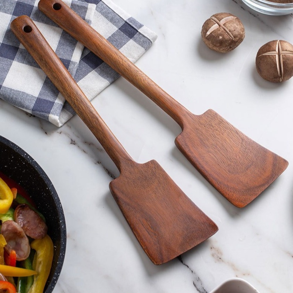 34cm Solid Wood Cooking Spatul - огляд і ціна Hi Tech Kitchen Accessories
