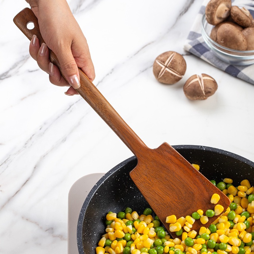 34cm Solid Wood Cooking Spatul - огляд і ціна Hi Tech Kitchen Accessories