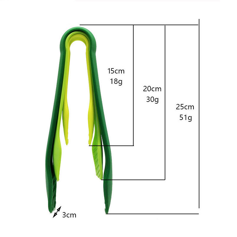 JCD 3pcs Plastics Food Tong Ki - огляд і ціна Hi Tech Kitchen Accessories