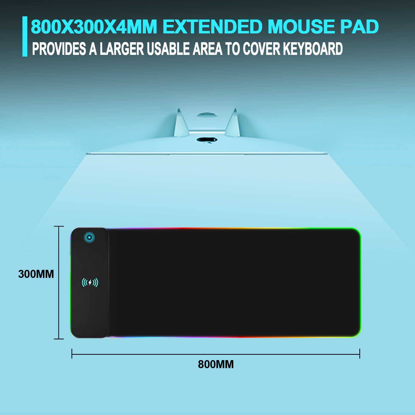 Wireless Charging RGB Gaming M - огляд і ціна Mouse Charging Pad
