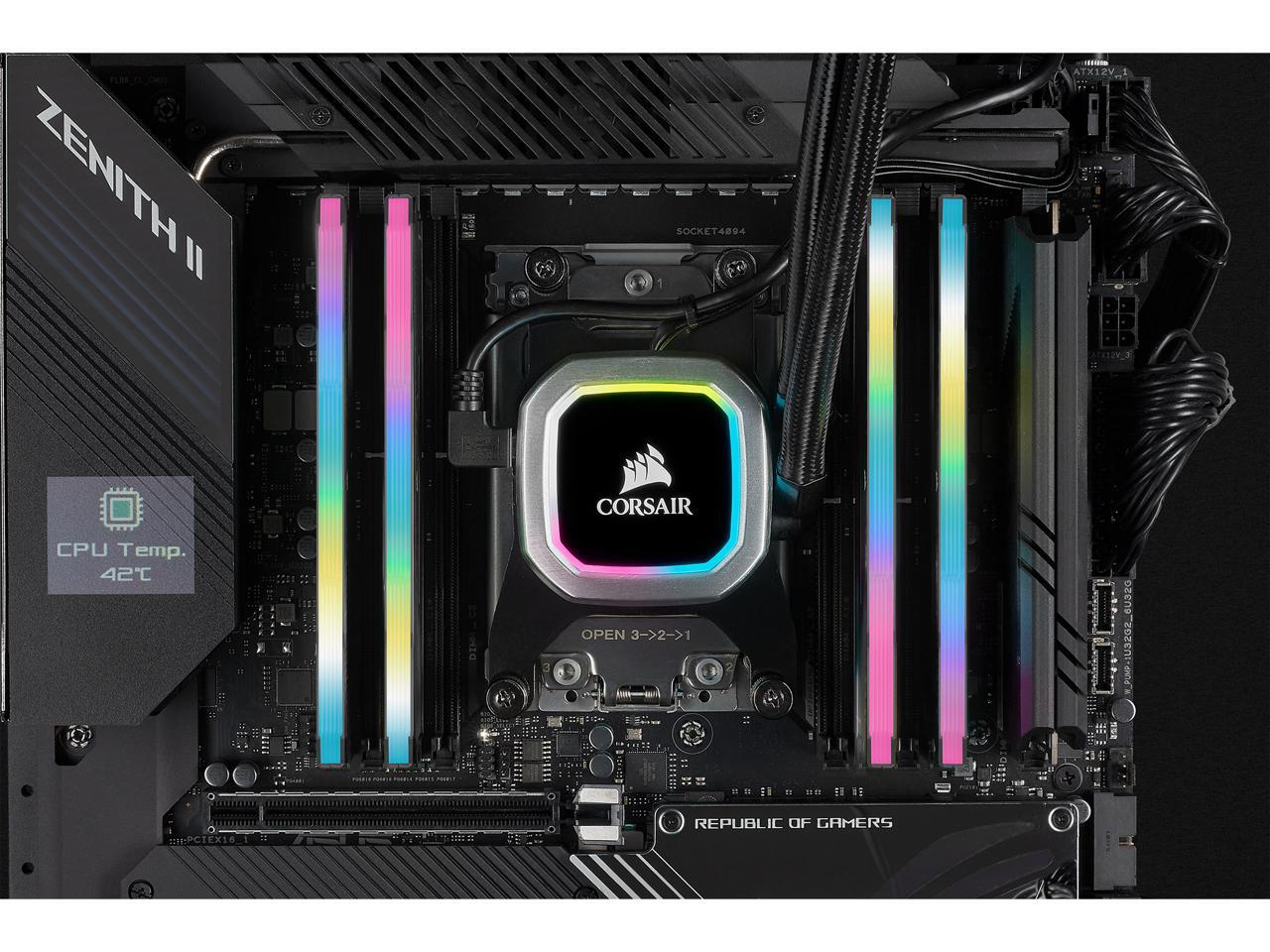CORSAIR Vengeance RGB Pro SL 3 - огляд і ціна Corsair Ram Vengeance 16Gb